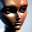 Placeholder: humanoid robot made of steel, beautiful face, short hair!!!, boss baby, anatomically correct, futuristic, glowing details!, symmetrical, unreal engine, ray tracing, 8 k, uhd, ultrarealistic, clear, sharp, highly detailed