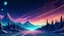 Placeholder: sea of stars retrowave wallpaper pine road snow