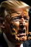 Placeholder: president donald trump with feces coming out of his mouth