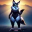 Placeholder: a fox fursona, darker colors, master quality, backlighting, soft lights, full body portrait, in frame, 8k, perfectly drawn face, well drawn, realistic, humanoid, furry, digitigrade legs, fur, female