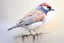 Placeholder: A masterpiece, best quality of exactly based bird image, watercolour and pencil, soft dynamic lighting, acrylic palette knife