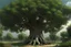 Placeholder: ultra photo realistic tree scenery painting