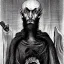 Placeholder: Nosferatu vampire with a beard of flesh tendrils as a Russian Orthodox