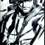 Placeholder: Solid Snake, Manga Drawing, by Hiroki Araki