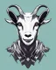 Placeholder: I want a goat head in vector