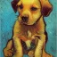 Placeholder: Van Gogh, puppy