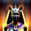 Placeholder: softly lit portrait of the beautiful egyptian goddess, bastet, bast, woman / cat hybrid, soft torchlight in an egyptian tomb, digital art by ruan jia and mandy jurgens and artgerm and william - adolphe bouguereau, highly detailed, trending on artstation, award winning,