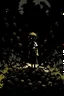 Placeholder: child at night surrounded by maggots by mike mignola