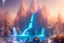 Placeholder:  white and gold crystal cosmic ambiance，waterfall, full of details, smooth, bright sunshine，soft light atmosphere, light effect，vaporwave colorful, concept art, smooth, extremely sharp detail, finely tuned detail, ultra high definition, 8 k, unreal engine 5, ultra sharp focus