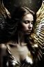 Placeholder: beautiful woman wings angel silver gold