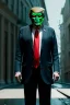 Placeholder: Ultra realistic image, Donald trump zombie, zombie performance, suit, skull, blood, torn arm, night, walking twisted, waist up view, thriller style, dark ambient, highly detailed, White House background, concept art, unreal engine 5, ray tracing, RTX, ultra detail, volumetric lighting, high definition, high resolution.