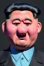 Placeholder: Waist up muppet Portrait, Kim Jong-un as muppet doll, black suit, photo studio, blue background, unreal engine 5, concept art, art station, god lights, ray tracing, RTX, lumen lighting, ultra detail, volumetric lighting, 3d.