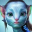 Placeholder: Pandora. It is not clear what you mean by a "makeup-wearing baby" in the context of the film Avatar. baby cat