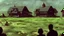 Placeholder: a crowd enjoys watching our lovecraftian alien overlords attack farmhouses