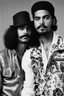 Placeholder: young Cheech and Chong as Dior icons