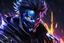 Placeholder: Machine venom in 8k solo leveling shadow drawing style, yasuo costume, yasuo hair, rain, neon effects, highly detailed, high details, detailed portrait, masterpiece,ultra detailed, ultra quality