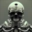 Placeholder: skeleton with blood samurai warrior in hr giger style, steam punk, realistic, made in octane, cinematic, ultra-realistic, extremely detailed octane rendering, 8K, VRAY Super Real ar 2:3, dof photorealistic futuristic 50mm lens hard lighting dark gray tintype photograph, realistic lighting, sepia color