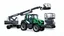Placeholder: a generic Boom-lift, tractor and scissor-lift on a white background. Smooth vector