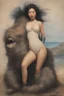 Placeholder: a mixture of ChineseJapaneseKoreanFilipinoThai, prostitute, oil painting by a giant hairy thing