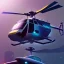 Placeholder: fullbody Drawing of 'Concept art Helicopter',three quarters view, Futuristic design study, , toned colors,16k