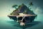 Placeholder: island with skull form
