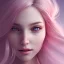 Placeholder: fairy, smiling, pink, blonde hair, beautiful, hyperrealism, masterpiece, expert, cinematic lighting, sharp focus, 8K, pastel, macro lens, woman, detailed, flower