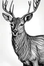 Placeholder: Deer line art