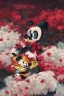 Placeholder: zombie mickey mouse hybrid, photorealism, movie screen capture, horror, sci-fi, retrofuturism,