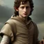 Placeholder: White Statue frodo, Rome style sculpture, full body, fresco background, hyper realistic, 8k,