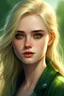 Placeholder: a beautiful girl with blond hair and green eyes in « The Outsiders by S.E Hinton » universe