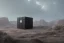 Placeholder: black cube