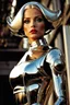 Placeholder: female humanoid robot, beautiful like a supermodel from the sixties, beautiful eyes, sexy, helmut newton, glass bubble