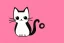 Placeholder: cute cat illustration isolated