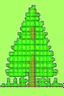 Placeholder: 2d pixel art spruce tree