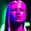 Placeholder: young kate moss, blonde replicant woman, blade runner style, rain, fog, neon ambient, gradient color, clean skin, circuits, latex coat, cyber punk, neon, tubes, portrait, studio photo, unreal engine 5, smooth color, 16 bit, god lights, ray tracing, RTX, lumen lighting, ultra deatail, volumetric lighting, 3d, finely drawn, hd.