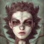 Placeholder: karlan, rusty metal, feathers, Dryad, fae, sidhe, ominous, nature, plants, wildflower, facepaint, dnd character portrait, intricate, oil on canvas, masterpiece, expert, insanely detailed, 4k resolution, retroanime style, cute big circular reflective eyes, cinematic smooth, intricate detail , soft smooth lighting, soft pastel colors, painted Renaissance style