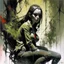 Placeholder: woman spider. Alex Maleev