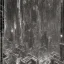 Placeholder: dystopia, city area, fire, black and white, detailed, dark, art by junji ito, horror