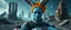 Placeholder: portrait with bluegreen bunny man with indian skin, space race on mega vehicle, From the shadows, they rise, with a spark in their eyes, Ethereal echoes of a world we once knew, With the glam and the glamor, we reach for the skies, Cosmic rhythms pull us through, [Chorus] Suti came for our world, with the power to ignite, Dancing through the stars, we find our light. motion blurred background of ancient space ruins