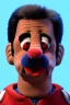 Placeholder: Waist up muppet Portrait, Nicolas maduro us muppet doll, Venezuelan president, tracksuit red blue and yellow, mustache, photo studio, red background, unreal engine 5, concept art, art station, ray tracing, lumen lighting, ultra detail, volumetric lighting, 3d.