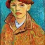 Placeholder: Portrait of a girl Vincent van Gogh style