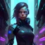 Placeholder: Girl cyber 3D
