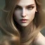 Placeholder: woman with Light-brown long hair, dark fantasy setting, ethereal, soft lighting, soft green-brown eyes, soft facial features,big cheeks, medium forehead