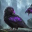 Placeholder: angry Raven warrior in black and purple battle armor, a highly detailed illustration, background of Inka jungle, realistic render, 8 k, micro detail, intricate, elegant, centered, digital painting, Artstation, smooth, sharp focus, illustration, artgerm, tomasz alen kopera, peter mohrbacher, donato giancola, joseph christian leyendecker, wlop, boris vallejo