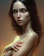 Placeholder: porno actress, beautiful, black hair, straight hair، black eyes, head and shoulders portrait, cinematic, 8k, resolution concept art portrait by Greg Rutkowski, Artgerm, WLOP, Alphonse Mucha dynamic lighting hyperdetailed intricately detailed,diamond jewelry ,golden hour,flower goddess