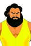 Placeholder: Mark Henry American wrestler catoon 2d