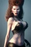 Placeholder: Kim Basinger as evil queen in black leather, busty, cleavage, curvy, angry, stern look. character design by cory loftis, fenghua zhong, ryohei hase, ismail inceoglu and ruan jia. unreal engine 5, artistic lighting, highly detailed, photorealistic, fantasy