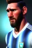 Placeholder: Realistic Messi Portrait, mid shot view, low view, Argentina soccer player, 3d, photo studio, clean background, unreal engine 5, ray tracing, RTX, lumen lighting, ultra detail, volumetric lighting.