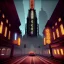 Placeholder: Retrofuturistic,Neogothic architecture, imperial city, uphill Road,detailed facades, , 8K resolution, #film, diffuse light,German noir,matte painting,chaos city,traffic,BioShock