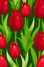 Placeholder: Red tulips